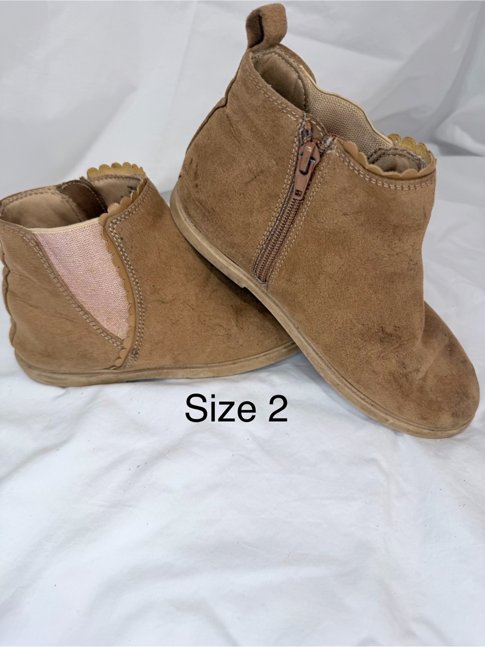 Ankle boots Girls Tan - Size 2